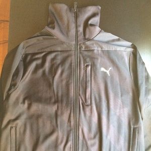 Puma Zip Sweater - Black Mens Xtra Large